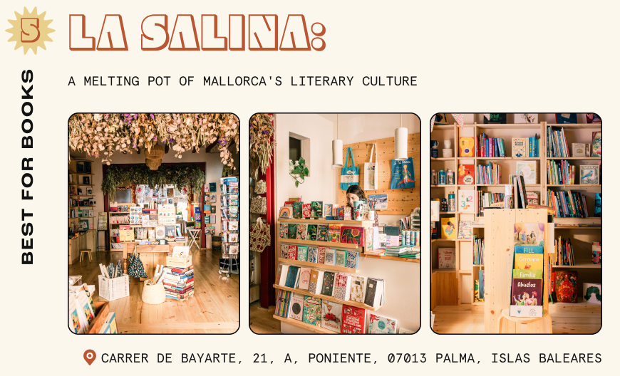 Best Book Shop in Palma by the Lonely Planet Magazine!