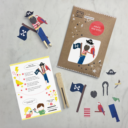 Make Your Own Pirate Peg Doll